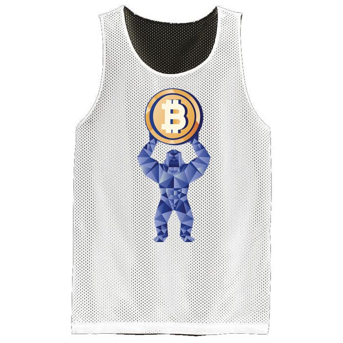 Gorilla Cryptocurrency Bitcoin Mesh Reversible Basketball Jersey Tank