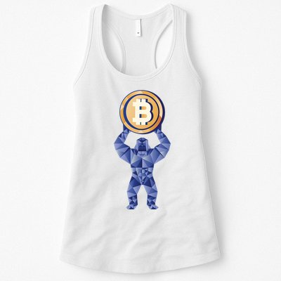 Gorilla Cryptocurrency Bitcoin Womens Tank Top