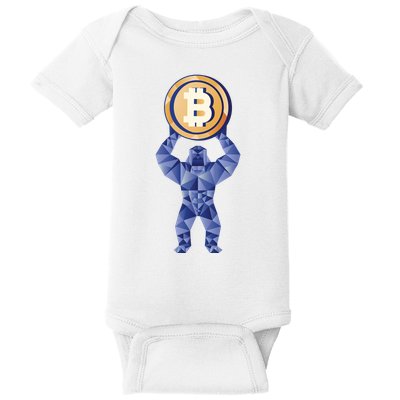 Gorilla Cryptocurrency Bitcoin Baby Bodysuit