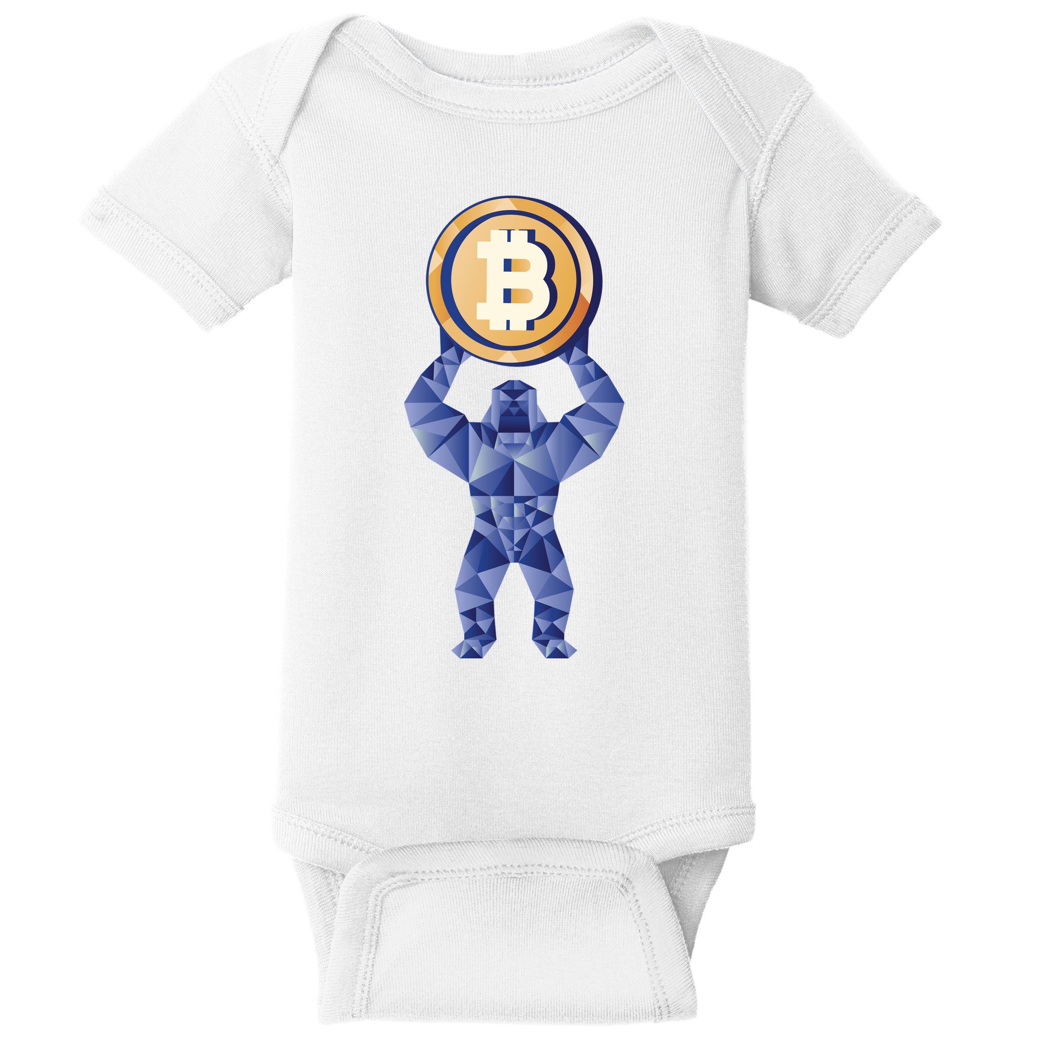 Gorilla Cryptocurrency Bitcoin Baby Bodysuit