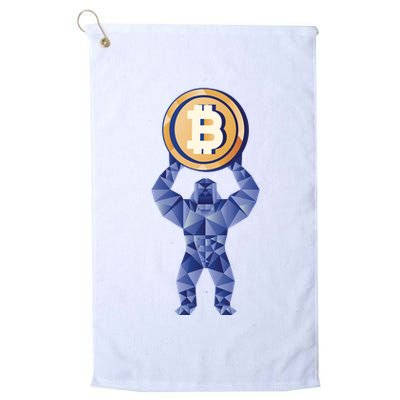 Gorilla Cryptocurrency Bitcoin Golf Towel