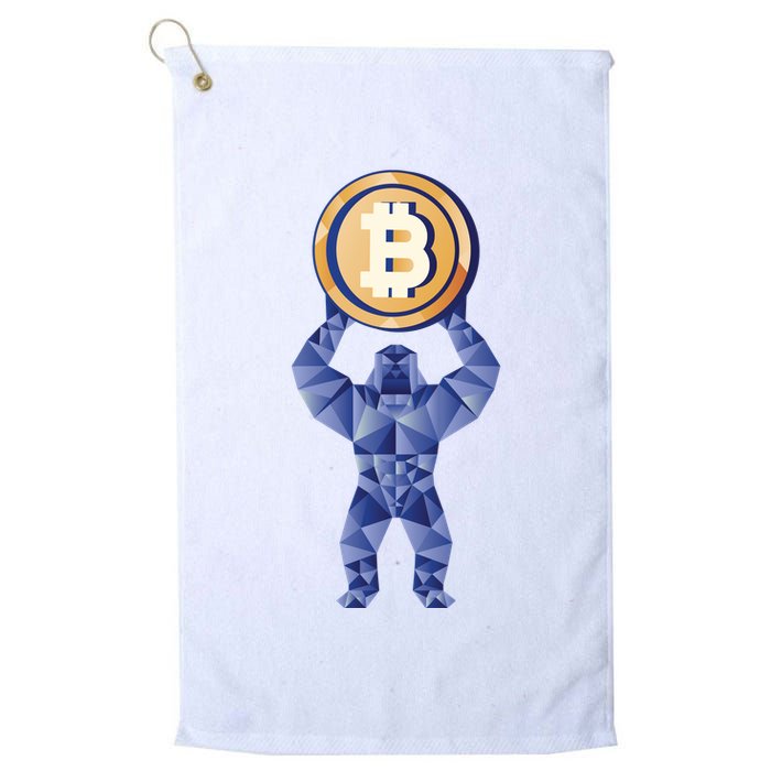 Gorilla Cryptocurrency Bitcoin Golf Towel