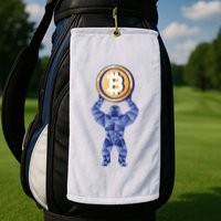 Gorilla Cryptocurrency Bitcoin Golf Towel
