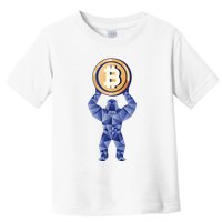 Gorilla Cryptocurrency Bitcoin Toddler T-Shirt