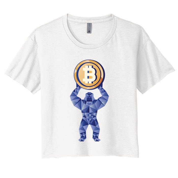 Gorilla Cryptocurrency Bitcoin Crop Top