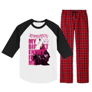 Gaga Chromatica Biggest Enemy Is Me Raglan Sleeve Pajama Set