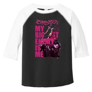 Gaga Chromatica Biggest Enemy Is Me Toddler Fine Jersey T-Shirt