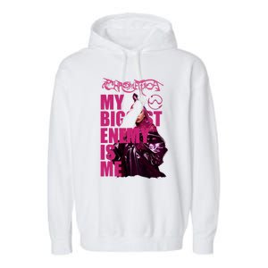 Gaga Chromatica Biggest Enemy Is Me Garment-Dyed Fleece Hoodie