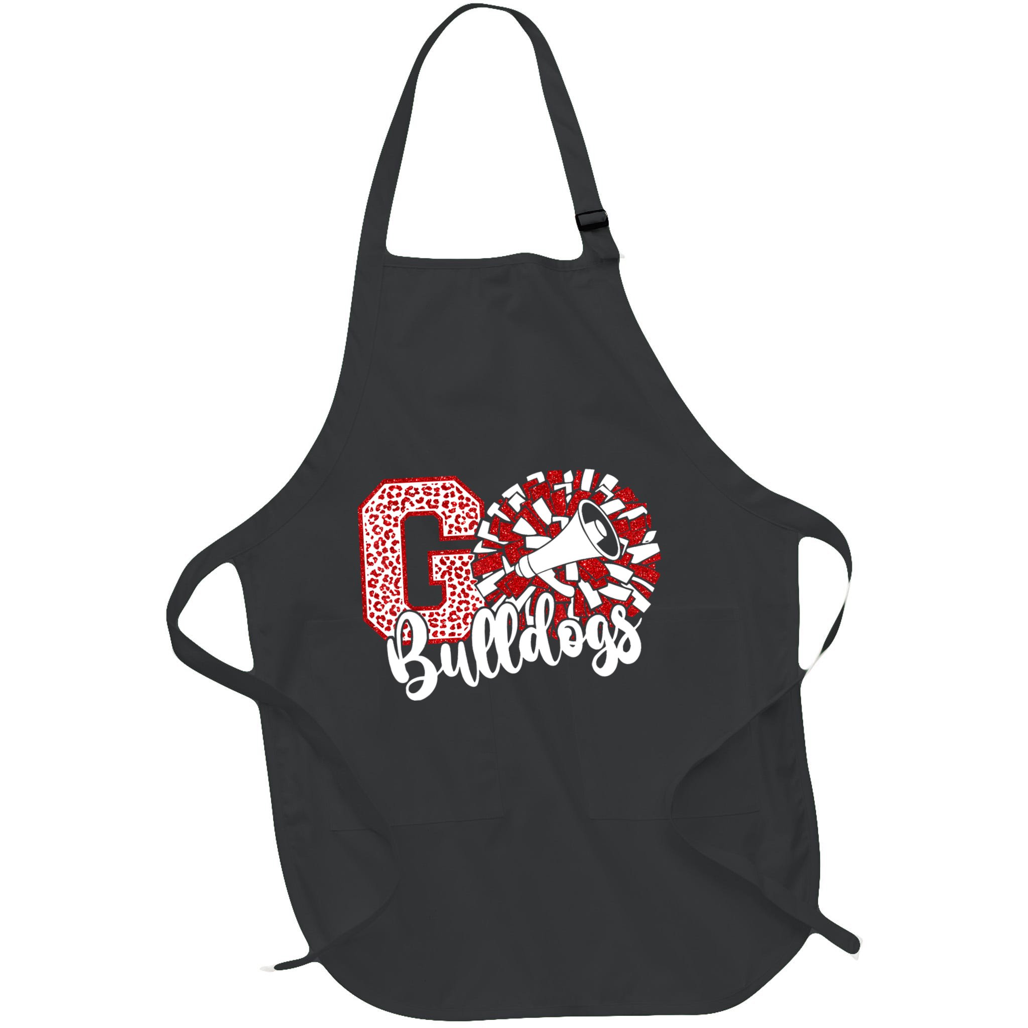 Go Cheer Bulldogs Sports Name Gifts Apron