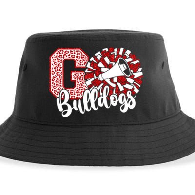 Go Cheer Bulldogs Sports Name Gifts Sustainable Bucket Hat