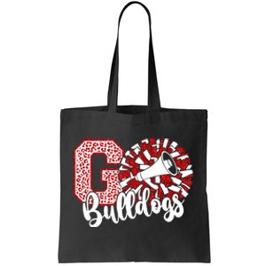 Go Cheer Bulldogs Sports Name Gifts Tote Bag