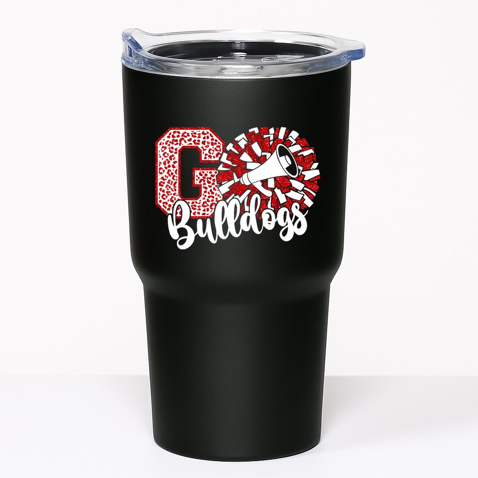 Go Cheer Bulldogs Sports Name Gifts Tumbler