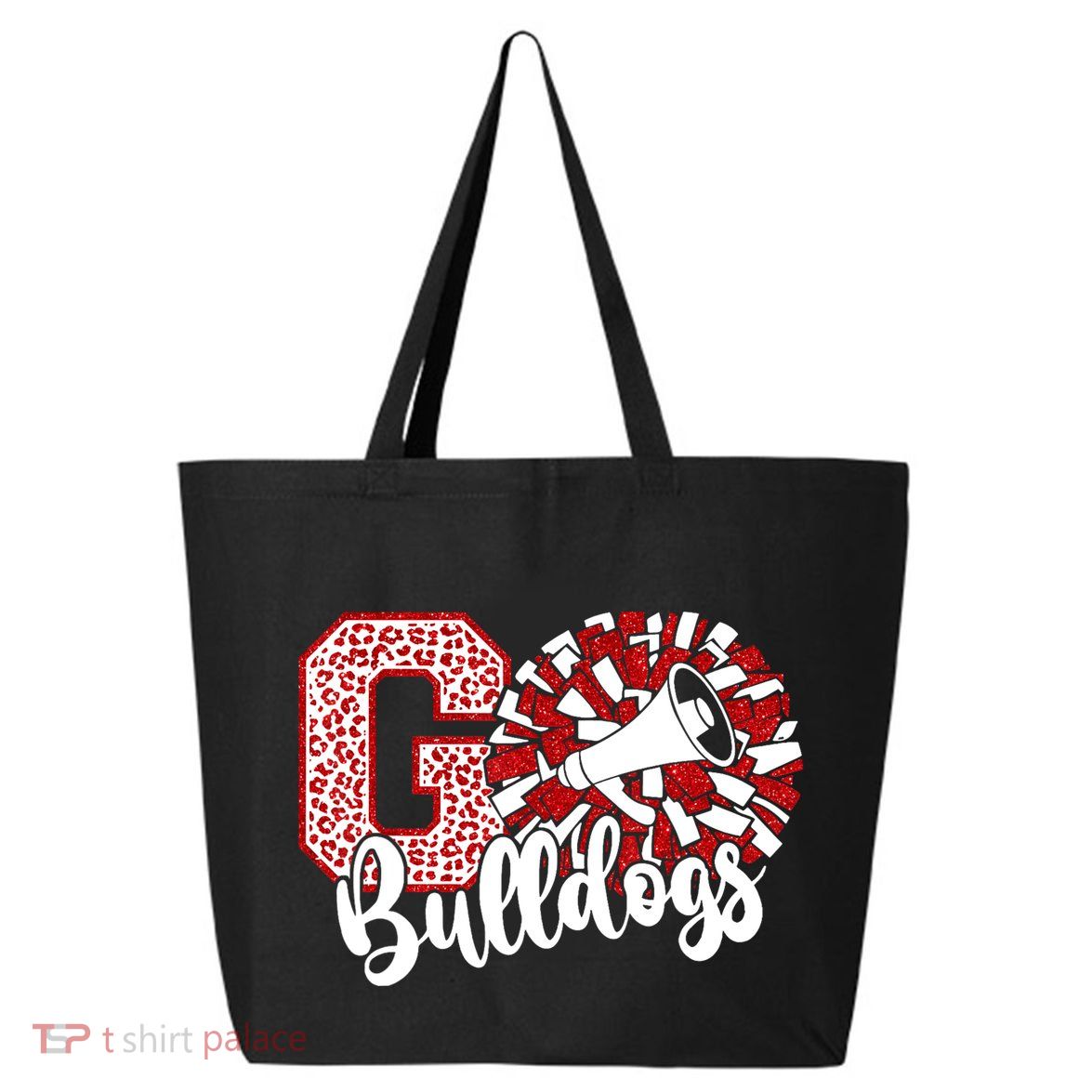 Go Cheer Bulldogs Sports Name Gifts 25L Jumbo Tote