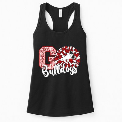 Go Cheer Bulldogs Sports Name Gifts Womens Tank Top