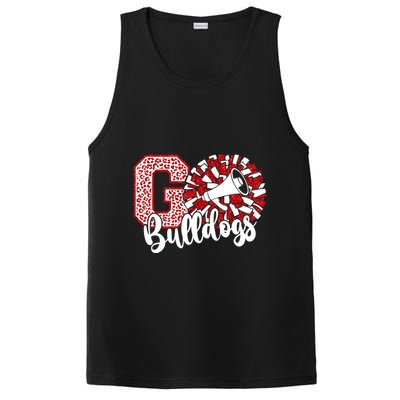 Go Cheer Bulldogs Sports Name Gifts PosiCharge Competitor Tank