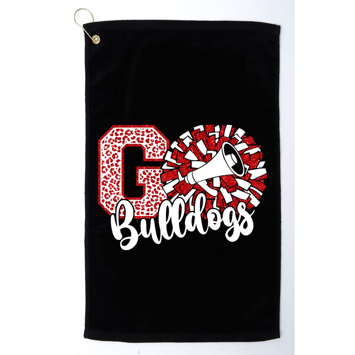 Go Cheer Bulldogs Sports Name Gifts Golf Towel