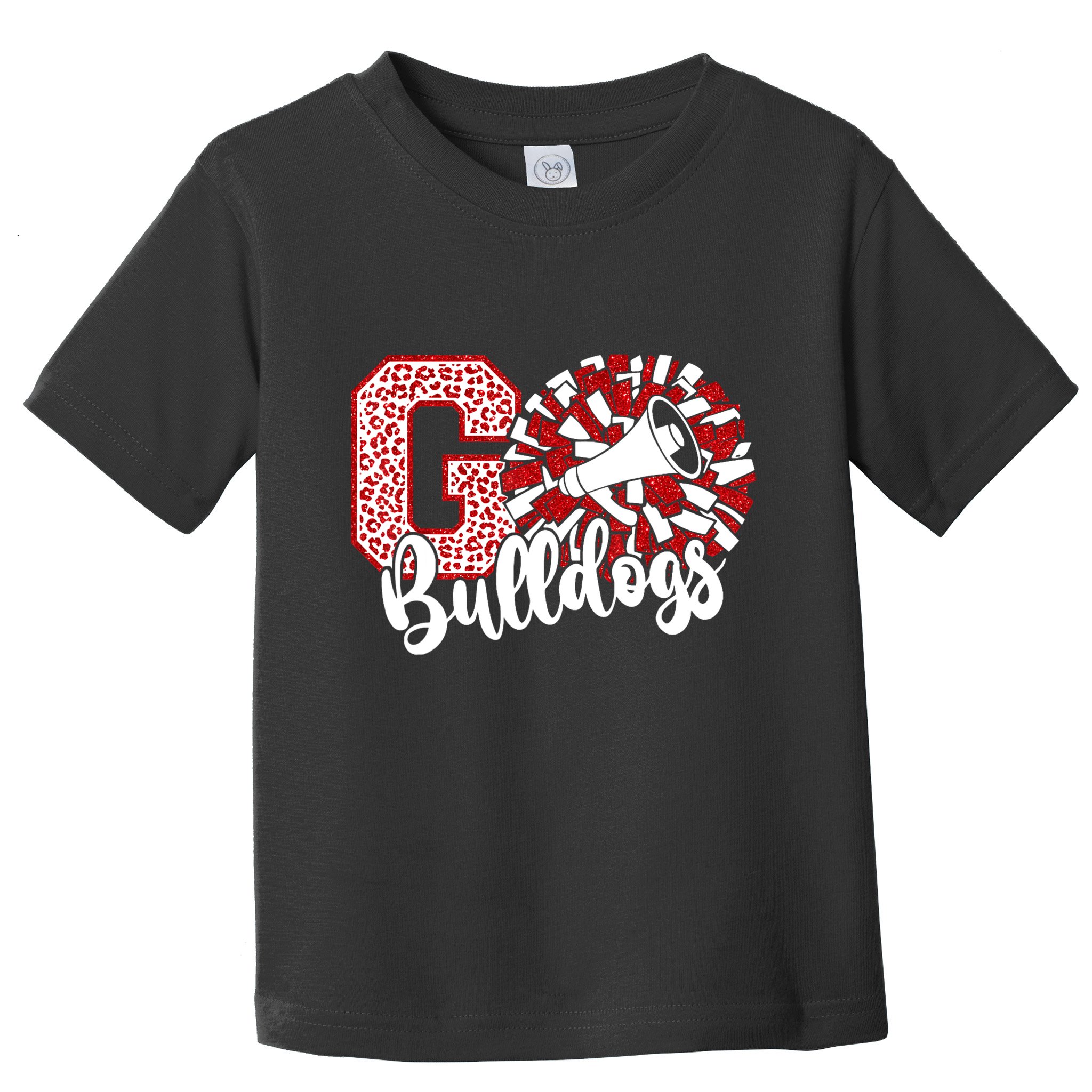 Go Cheer Bulldogs Sports Name Gifts Toddler T-Shirt