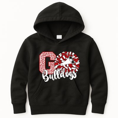 Go Cheer Bulldogs Sports Name Gifts Kids Hoodie