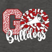 Go Cheer Bulldogs Sports Name Gifts Vector Backpack