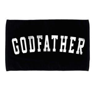 Godfather Classic Bold Font FatherS Day Godfather Microfiber Hand Towel