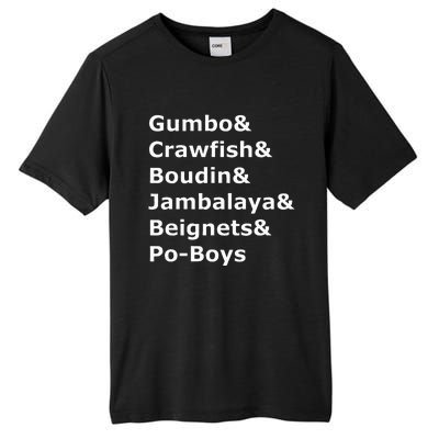 Gumbo Crawfish Boudin Louisiana Food Humor Tall Fusion ChromaSoft Performance T-Shirt