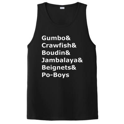 Gumbo Crawfish Boudin Louisiana Food Humor PosiCharge Competitor Tank