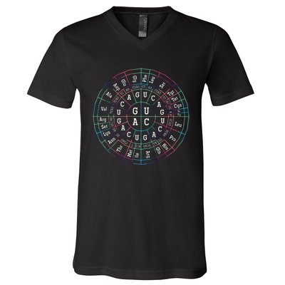 Genetic Code Biology V-Neck T-Shirt