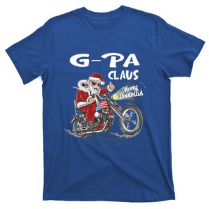 Gpa Claus Biker Happy New Santa Claus Merry Christmas Great Gift T-Shirt