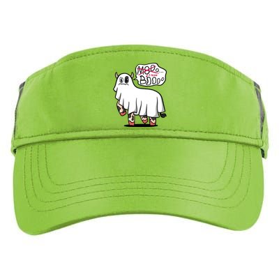 Ghost Cow Boo Funny Adult Drive Performance Visor