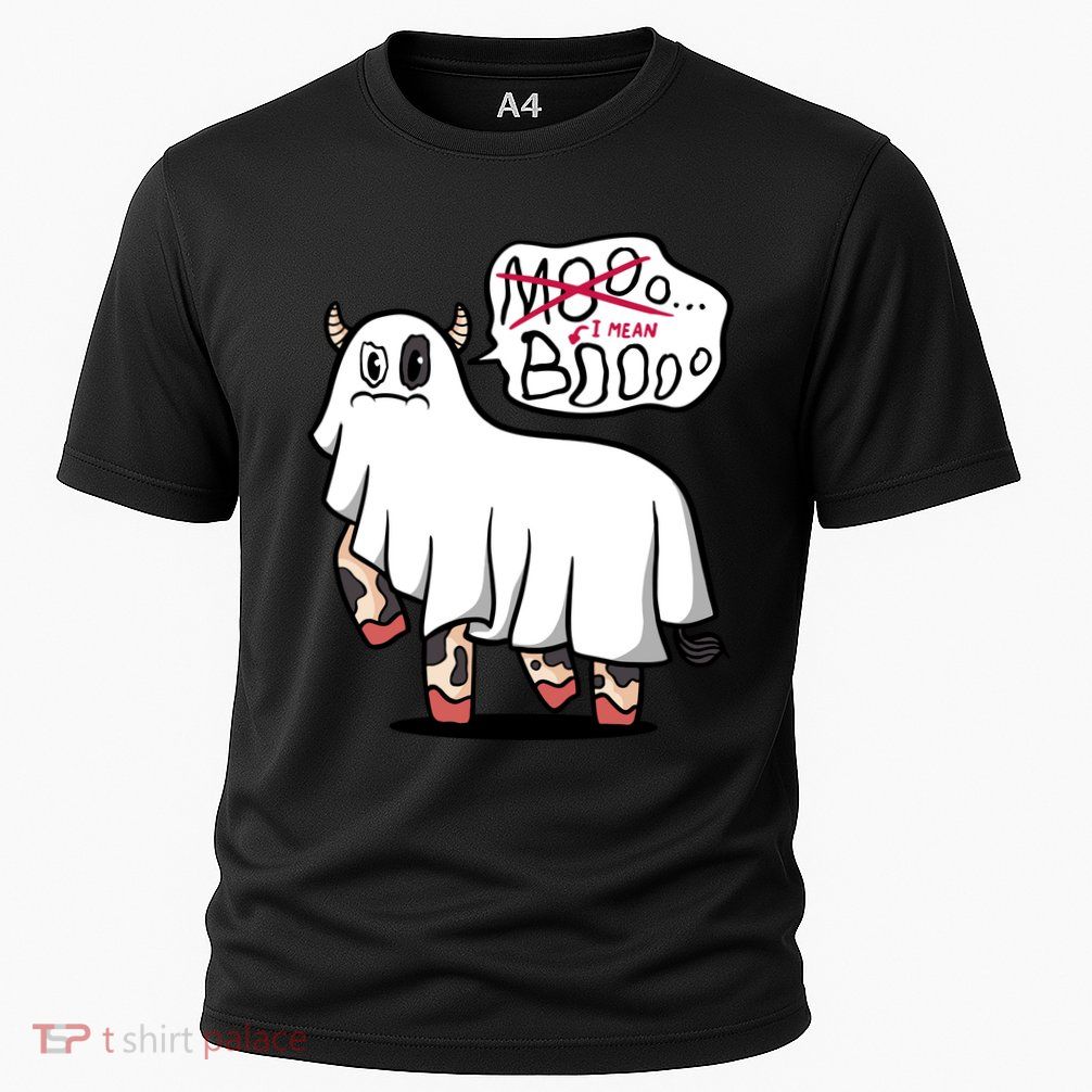 Ghost Cow Boo Funny Performance Shirt