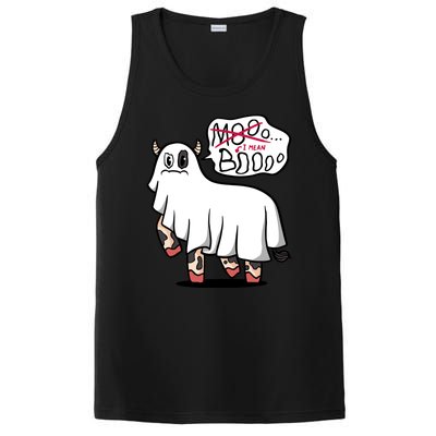 Ghost Cow Boo Funny PosiCharge Competitor Tank