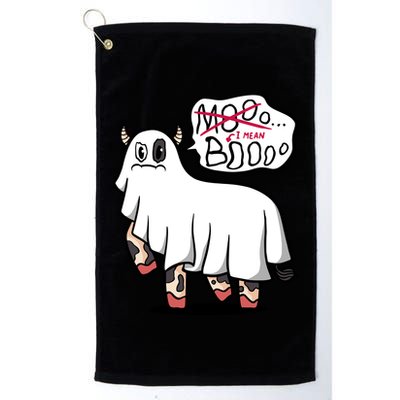Ghost Cow Boo Funny Golf Towel