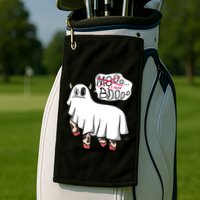 Ghost Cow Boo Funny Golf Towel
