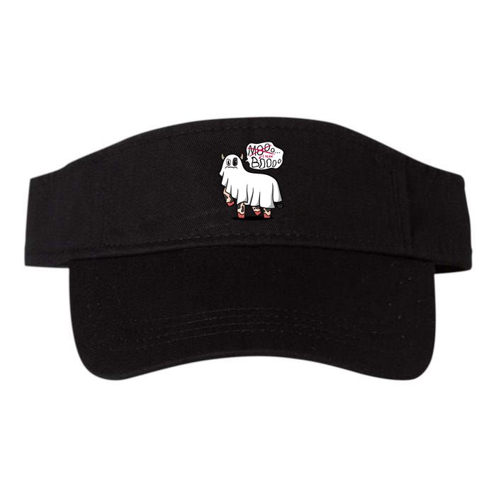 Ghost Cow Boo Funny Visor