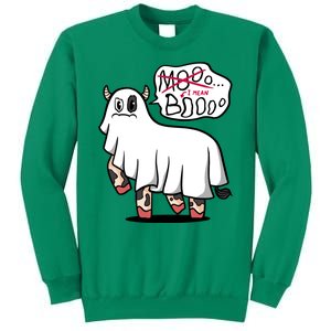 Ghost Cow Boo Funny Sweatshirt