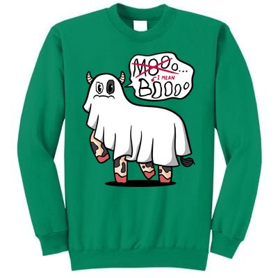 Ghost Cow Boo Funny Sweatshirt