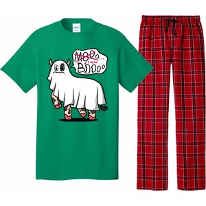 Ghost Cow Boo Funny Pajama Set