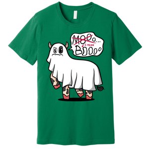 Ghost Cow Boo Funny Premium T-Shirt