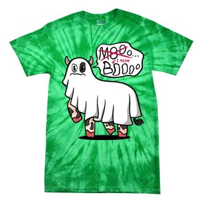 Ghost Cow Boo Funny Tie-Dye T-Shirt