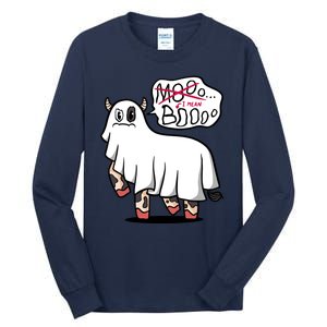 Ghost Cow Boo Funny Tall Long Sleeve T-Shirt