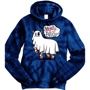 Ghost Cow Boo Funny Tie Dye Hoodie