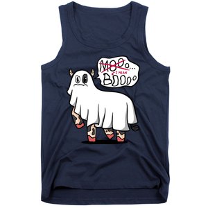 Ghost Cow Boo Funny Tank Top