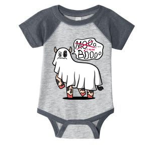 Ghost Cow Boo Funny Infant Baby Jersey Bodysuit