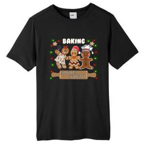 Gingerbread Cookie Baking Spirits Bright Christmas Gift Tall Fusion ChromaSoft Performance T-Shirt