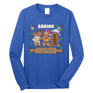 Gingerbread Cookie Baking Spirits Bright Christmas Gift Long Sleeve Shirt