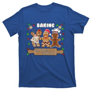 Gingerbread Cookie Baking Spirits Bright Christmas Gift T-Shirt