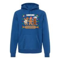 Gingerbread Cookie Baking Spirits Bright Christmas Gift Premium Hoodie