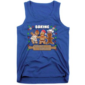 Gingerbread Cookie Baking Spirits Bright Christmas Gift Tank Top