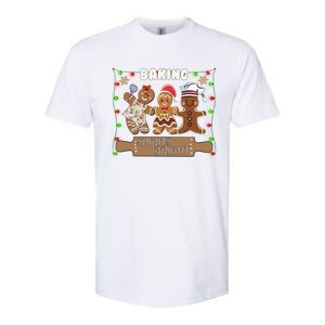 Gingerbread Cookie Baking Spirits Bright Christmas Gift Softstyle CVC T-Shirt