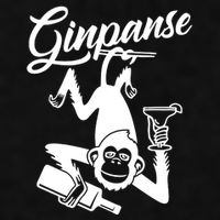 Ginpanse Chimpanzee Chimp Monkey Gin Drink Party Fun Comedy Ladies PosiCharge Tri-Blend Wicking Tank